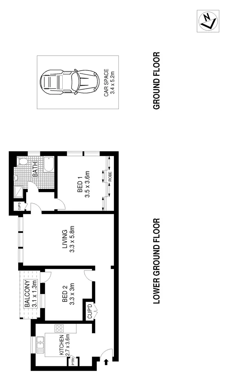Floorplan of Homely unit listing, 7/129 Victoria Road, Bellevue Hill NSW 2023