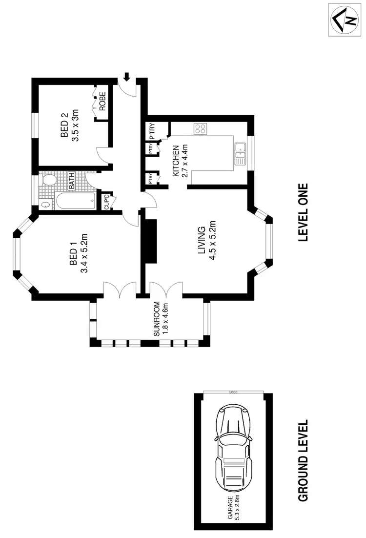 Floorplan of Homely apartment listing, 6/1 Latimer Road, Bellevue Hill NSW 2023