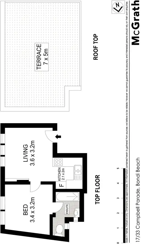 Floorplan of Homely apartment listing, 17/33 Campbell Parade, Bondi Beach NSW 2026