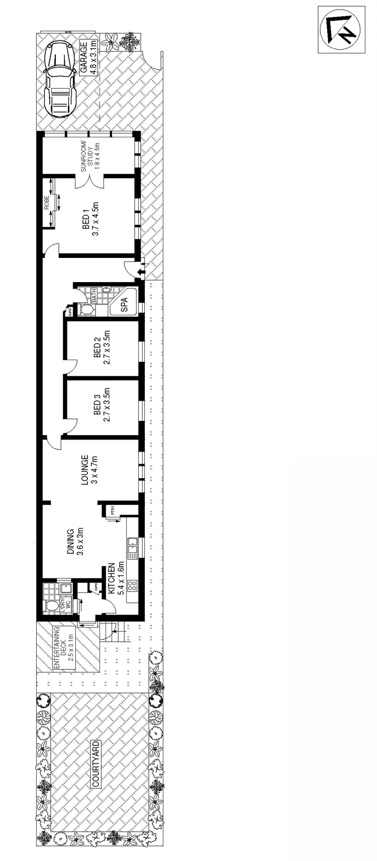 Floorplan of Homely house listing, 113 Hastings Parade, Bondi Beach NSW 2026