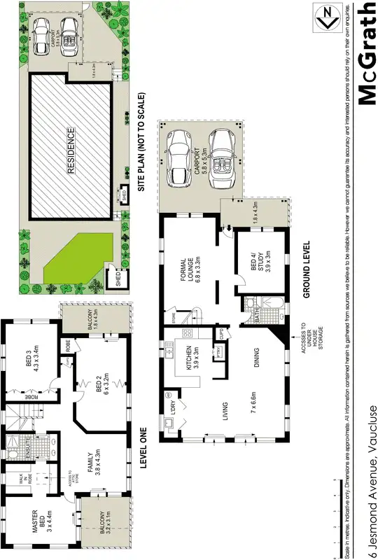 Floorplan of Homely house listing, 6 Jesmond Avenue, Vaucluse NSW 2030