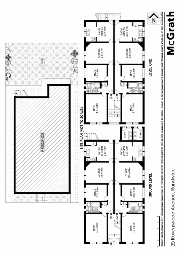 Floorplan of Homely apartment listing, 30 Ravenswood Avenue, Randwick NSW 2031