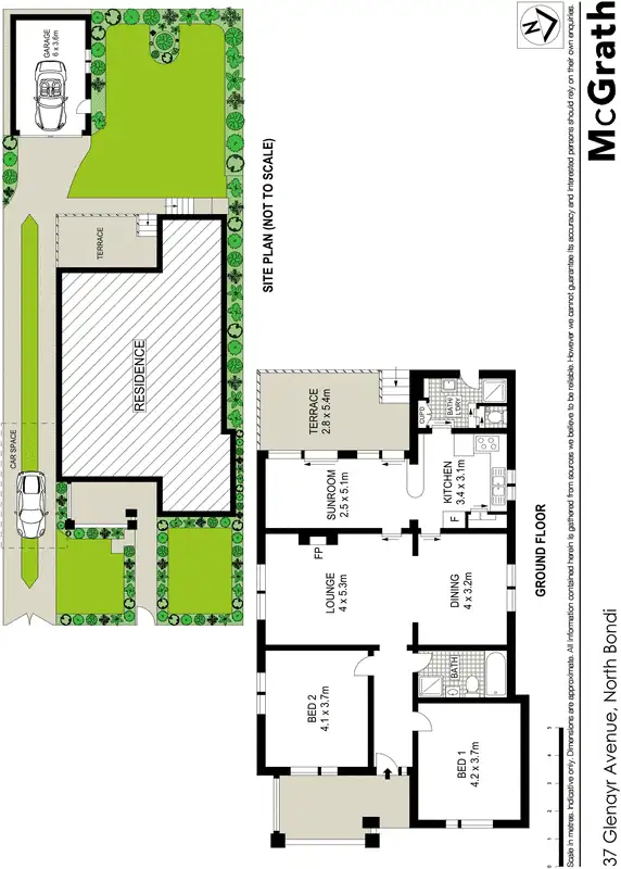 Floorplan of Homely house listing, 37 Glenayr Avenue, North Bondi NSW 2026