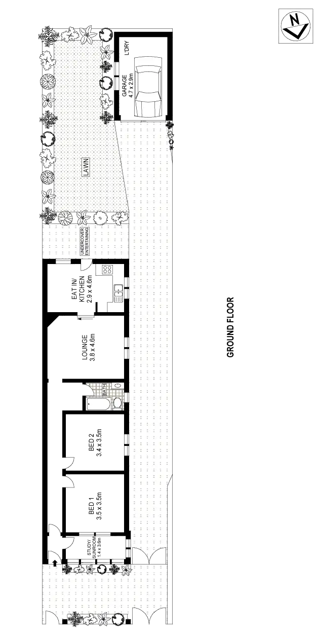 Floorplan of Homely house listing, 52 Glenayr Avenue, North Bondi NSW 2026