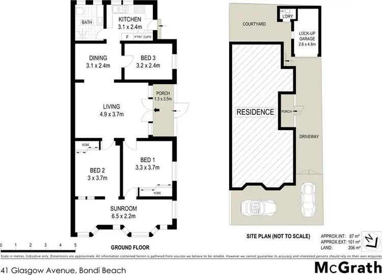 Floorplan of Homely house listing, 41 Glasgow Avenue, Bondi Beach NSW 2026