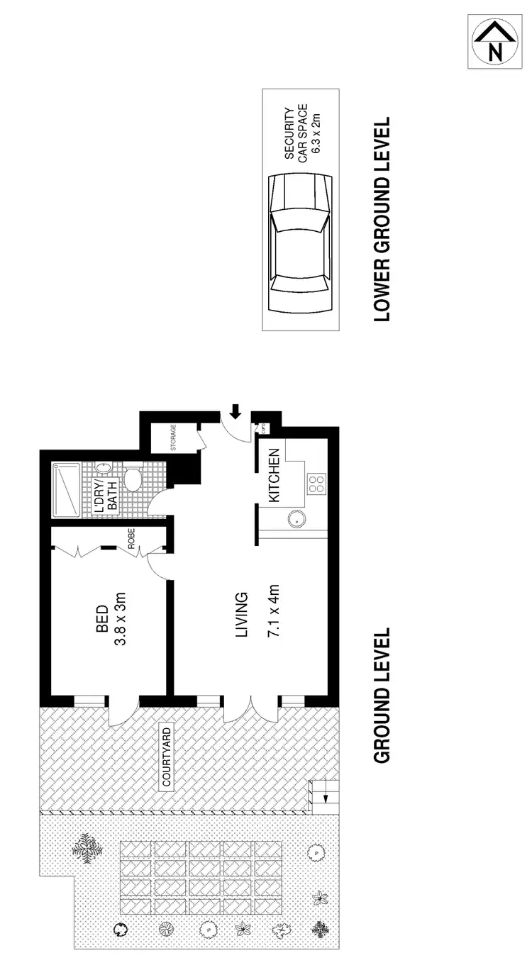 Floorplan of Homely apartment listing, 2/87 Cathedral Street, Woolloomooloo NSW 2011