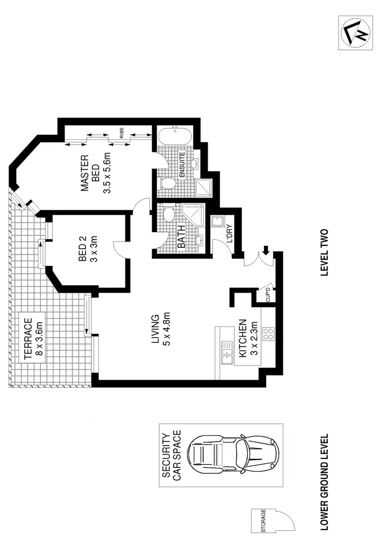 Floorplan of Homely apartment listing, 210/63 Crown Street, Woolloomooloo NSW 2011