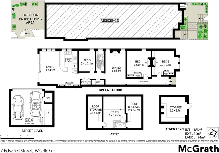 Floorplan of Homely house listing, 7 Edward Street, Woollahra NSW 2025