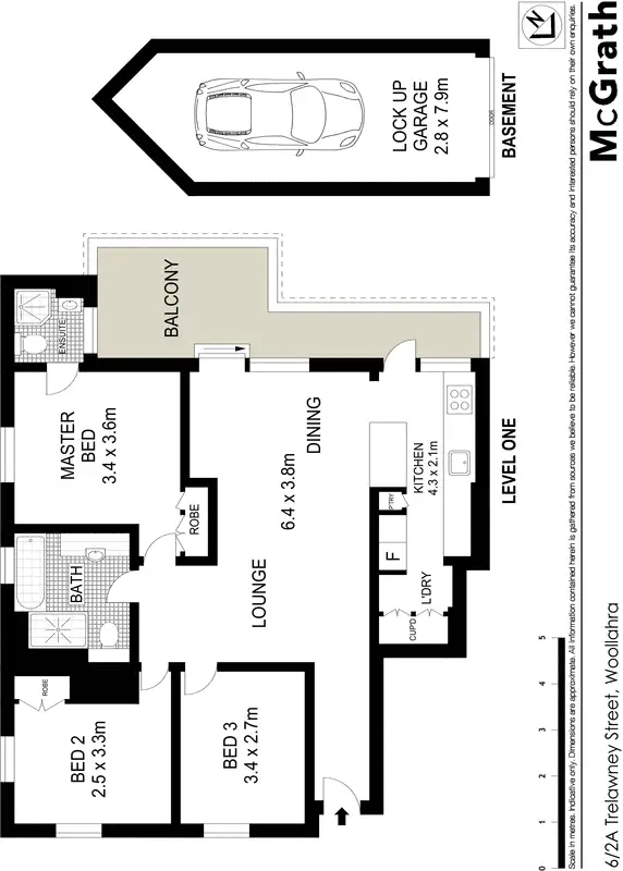 Floorplan of Homely apartment listing, 6/2A Trelawney Street, Woollahra NSW 2025