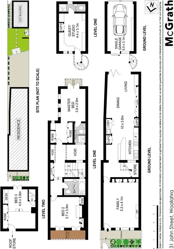 Floorplan of Homely house listing, 31 John Street, Woollahra NSW 2025