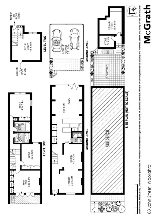 Floorplan of Homely house listing, 83 John Street, Woollahra NSW 2025