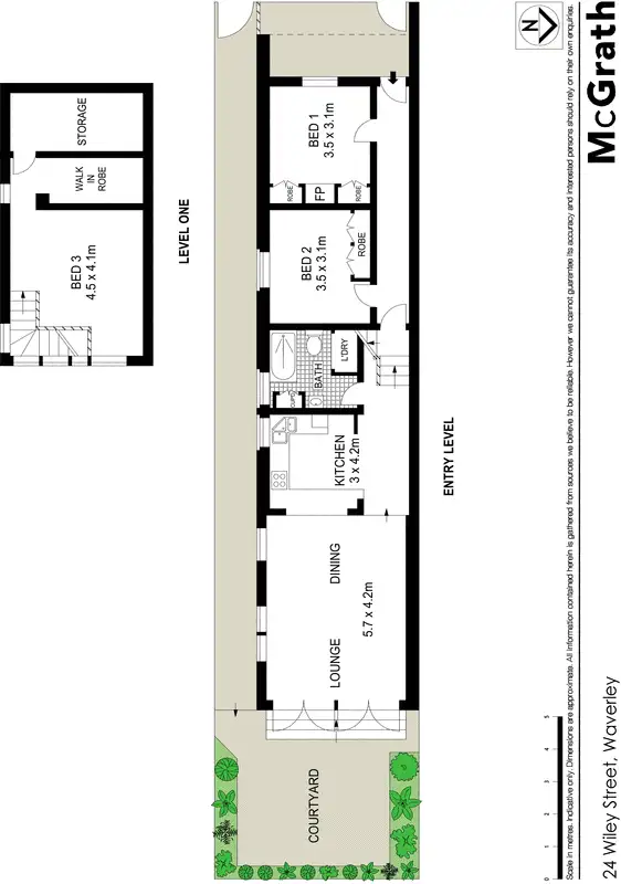 Floorplan of Homely house listing, 24 Wiley Street, Waverley NSW 2024
