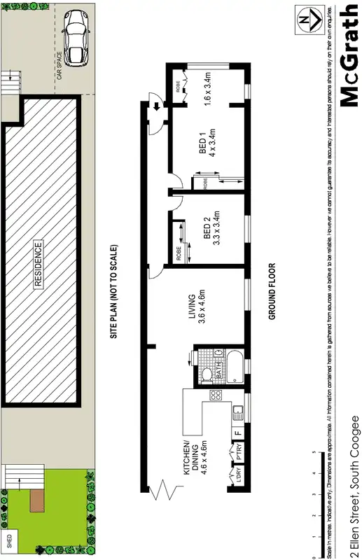 Floorplan of Homely house listing, 2 Ellen Street, South Coogee NSW 2034