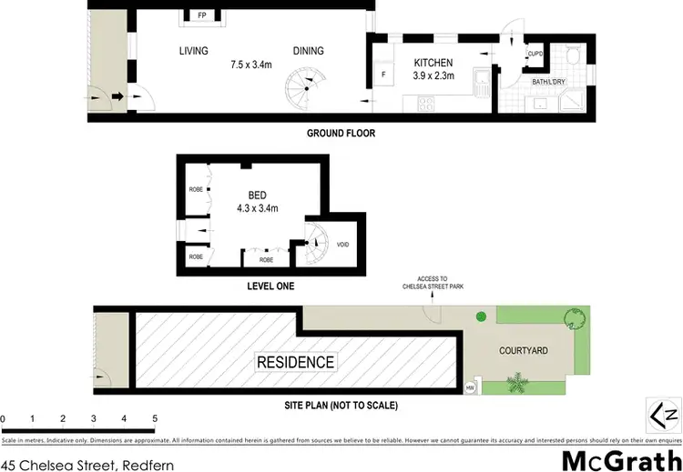 Floorplan of Homely house listing, 45 Chelsea Street, Redfern NSW 2016