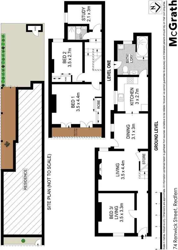 Floorplan of Homely house listing, 74 Renwick Street, Redfern NSW 2016
