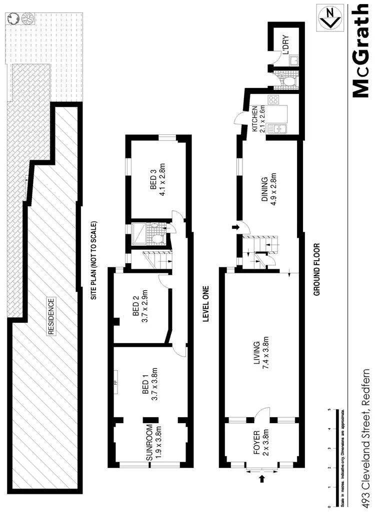Floorplan of Homely house listing, 493 Cleveland Street, Redfern NSW 2016