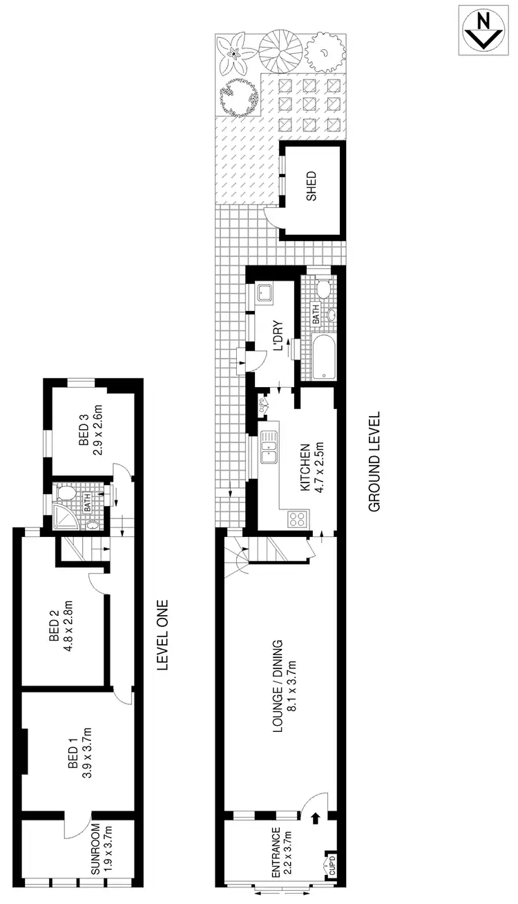 Floorplan of Homely house listing, 491 Cleveland Street, Redfern NSW 2016