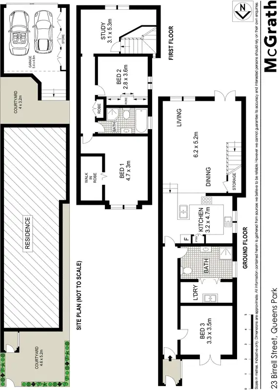Floorplan of Homely house listing, 23 Birrell Street, Queens Park NSW 2022