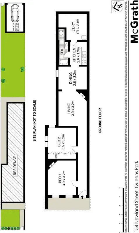 Floorplan of Homely house listing, 154 Newland Street, Queens Park NSW 2022