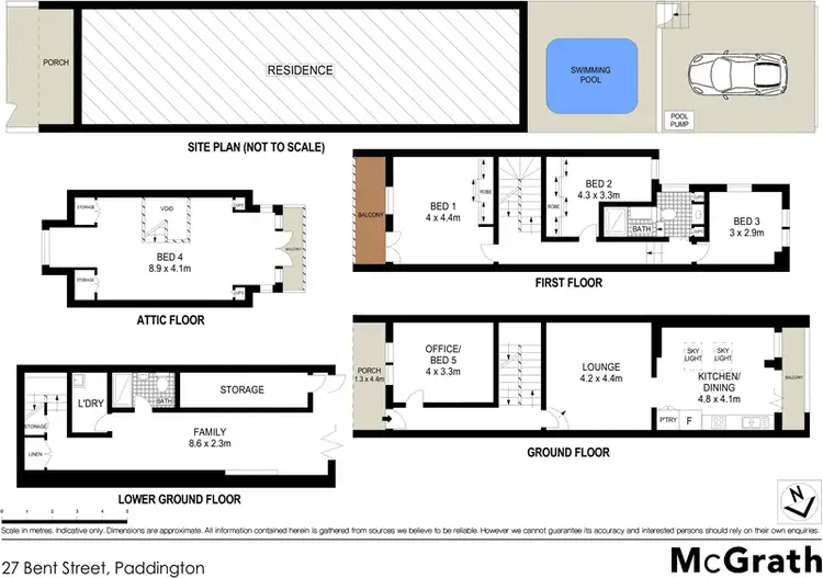 Floorplan of Homely house listing, 27 Bent Street, Paddington NSW 2021