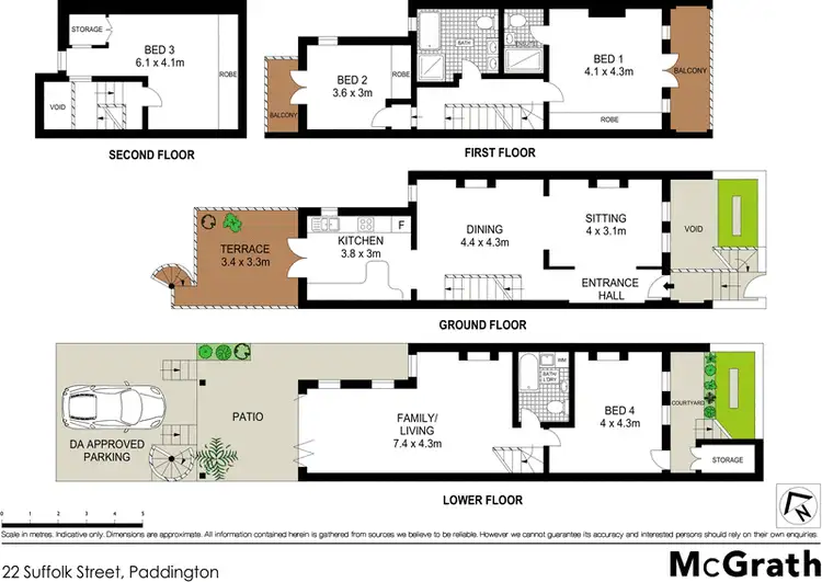 Floorplan of Homely house listing, 22 Suffolk Street, Paddington NSW 2021