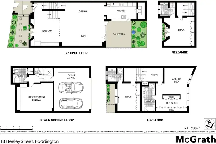 Floorplan of Homely house listing, 1B Heeley Street, Paddington NSW 2021
