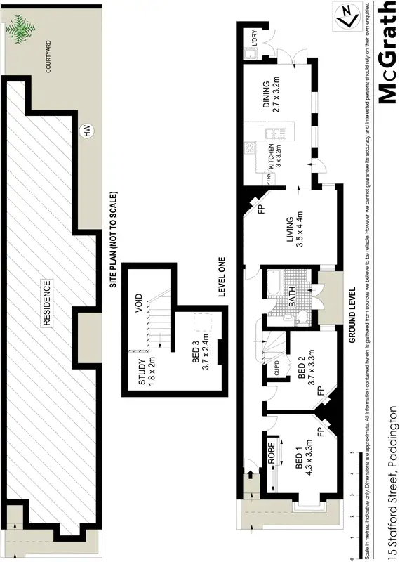 Floorplan of Homely house listing, 15 Stafford Street, Paddington NSW 2021