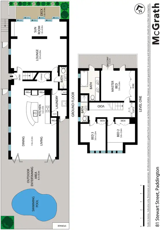 Floorplan of Homely house listing, 81 Stewart Street, Paddington NSW 2021
