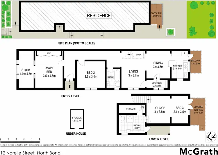 Floorplan of Homely house listing, 12 Narelle Street, North Bondi NSW 2026