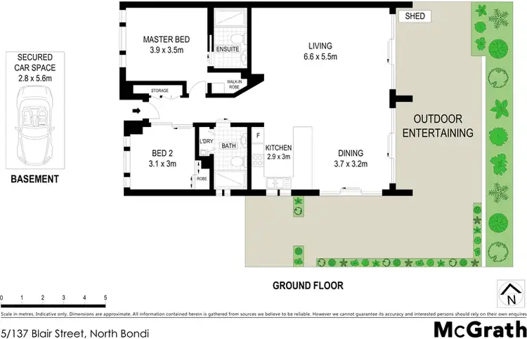 Floorplan of Homely apartment listing, 5/137 Blair Street, North Bondi NSW 2026