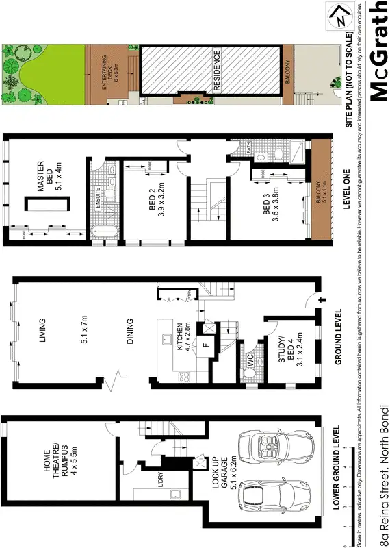 Floorplan of Homely house listing, 8A Reina Street, North Bondi NSW 2026