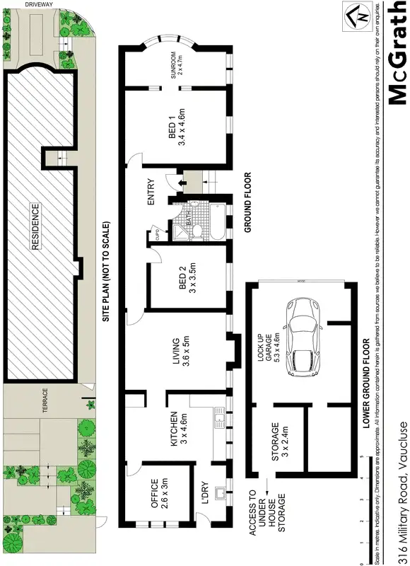 Floorplan of Homely house listing, 316 Military Road, Vaucluse NSW 2030