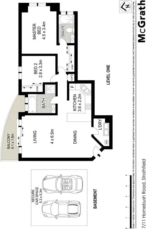 Floorplan of Homely apartment listing, 7/11 Homebush Road, Strathfield NSW 2135