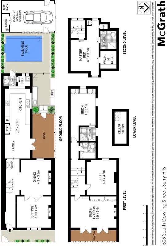 Floorplan of Homely house listing, 505 South Dowling Street, Surry Hills NSW 2010