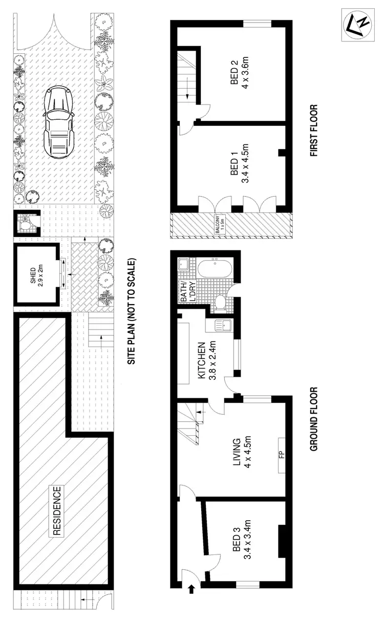 Floorplan of Homely house listing, 16 Bellevue Street, Surry Hills NSW 2010