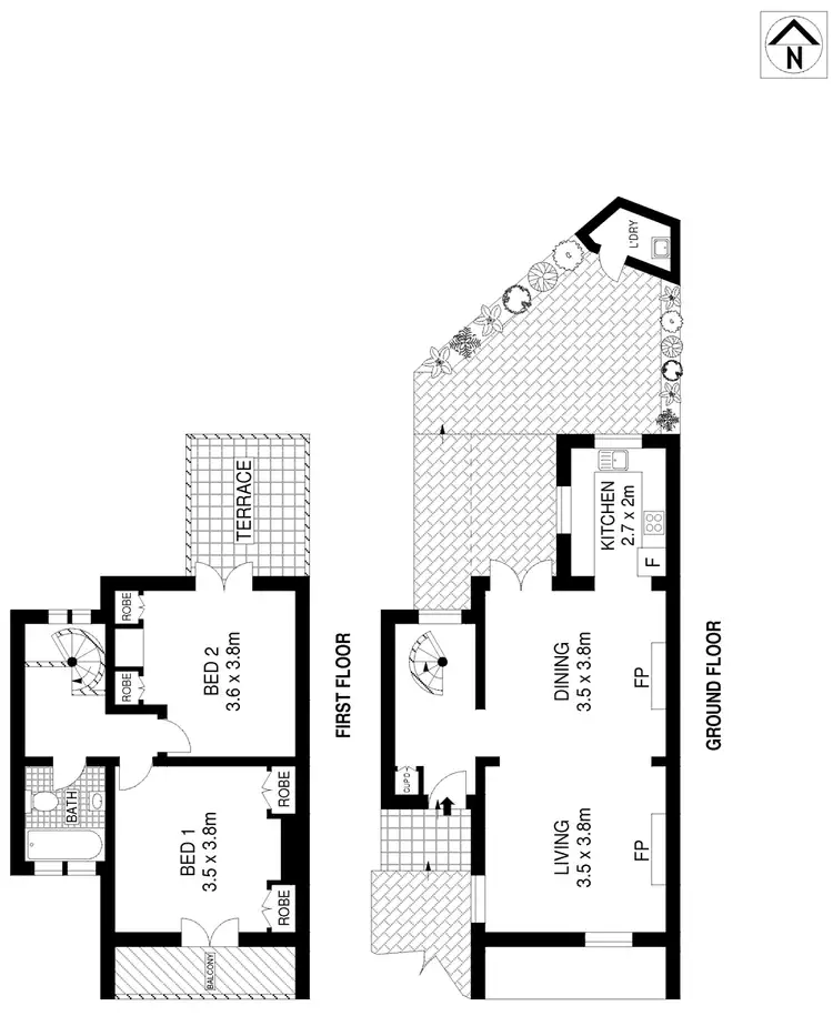 Floorplan of Homely house listing, 40 Prospect Street, Surry Hills NSW 2010