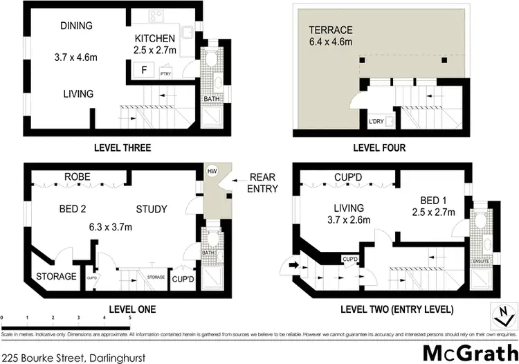 Floorplan of Homely house listing, 225 Bourke Street, Darlinghurst NSW 2010