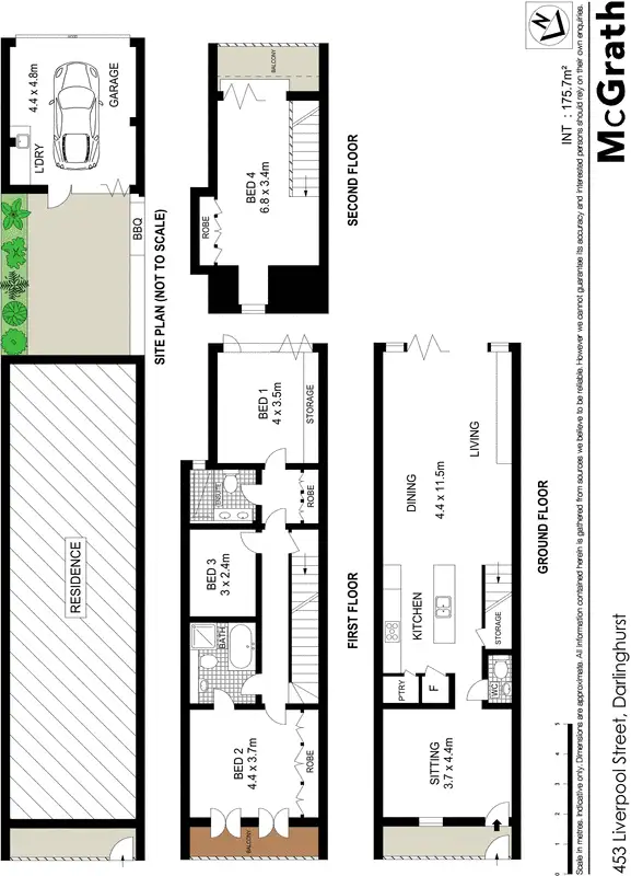 Floorplan of Homely house listing, 453 Liverpool Street, Darlinghurst NSW 2010