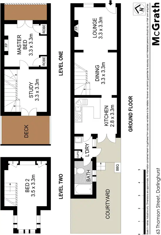 Floorplan of Homely apartment listing, 63 Thomson Street, Darlinghurst NSW 2010