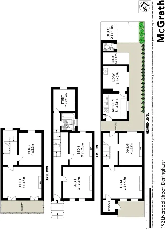 Floorplan of Homely house listing, 192 Liverpool Street, Darlinghurst NSW 2010