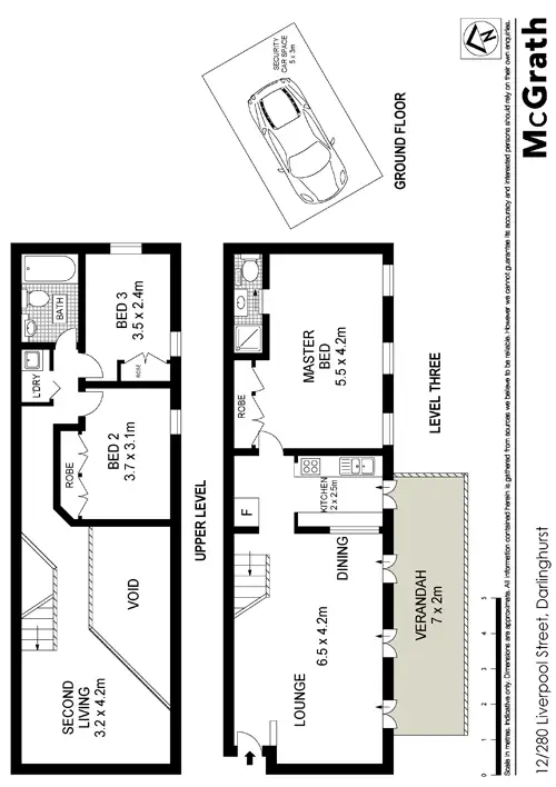 Floorplan of Homely apartment listing, 12/280 Liverpool Street, Darlinghurst NSW 2010