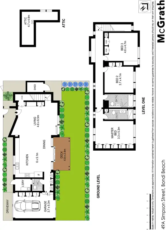Floorplan of Homely house listing, 49A Simpson Street, Bondi Beach NSW 2026