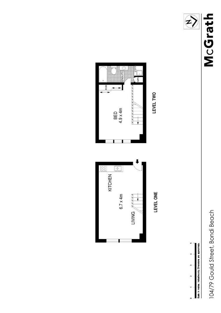Floorplan of Homely apartment listing, 104/79 Gould Street, Bondi Beach NSW 2026