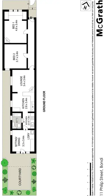 Floorplan of Homely house listing, 11 Philip Street, Bondi NSW 2026