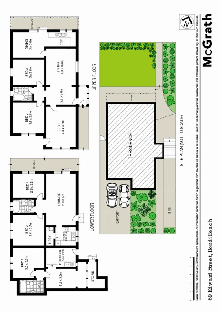 Floorplan of Homely apartment listing, 69 Edward Street, Bondi NSW 2026