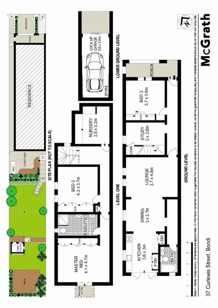 Floorplan of Homely house listing, 37 Curlewis Street, Bondi NSW 2026
