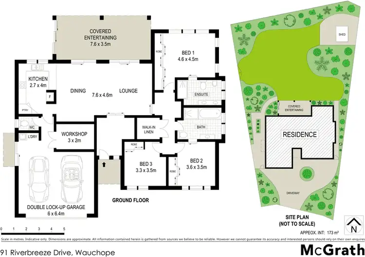 Floorplan of Homely house listing, 91 Riverbreeze Drive, Wauchope NSW 2446