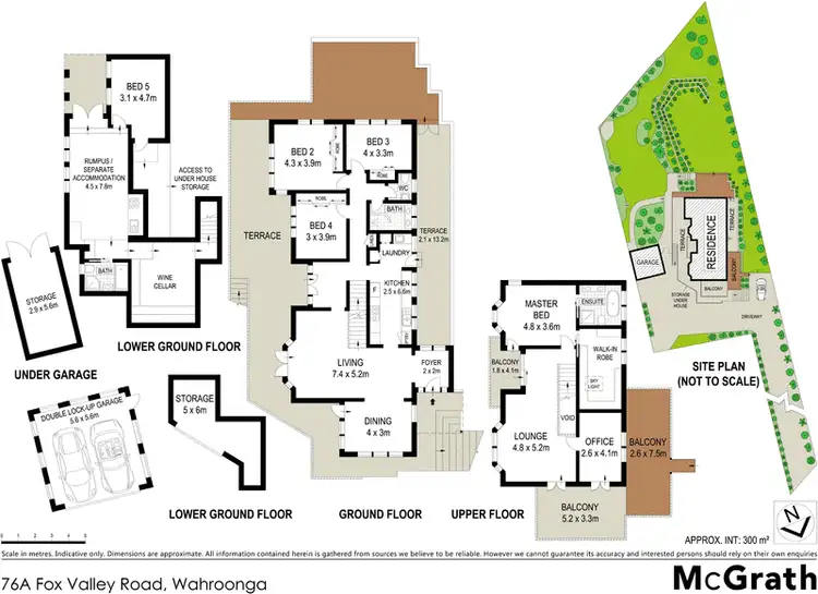 Floorplan of Homely house listing, 76A Fox Valley Road, Wahroonga NSW 2076