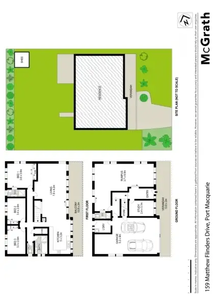 Floorplan of Homely house listing, 159 Matthew Flinders Drive, Port Macquarie NSW 2444