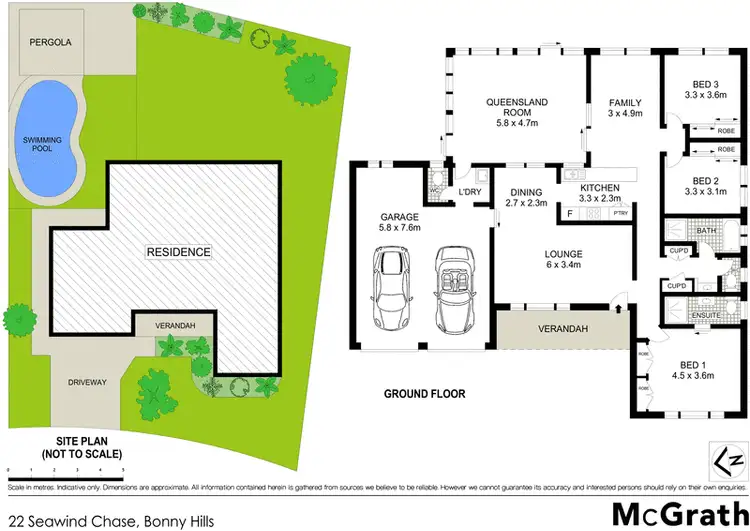 Floorplan of Homely house listing, 22 Seawind Chase, Bonny Hills NSW 2445